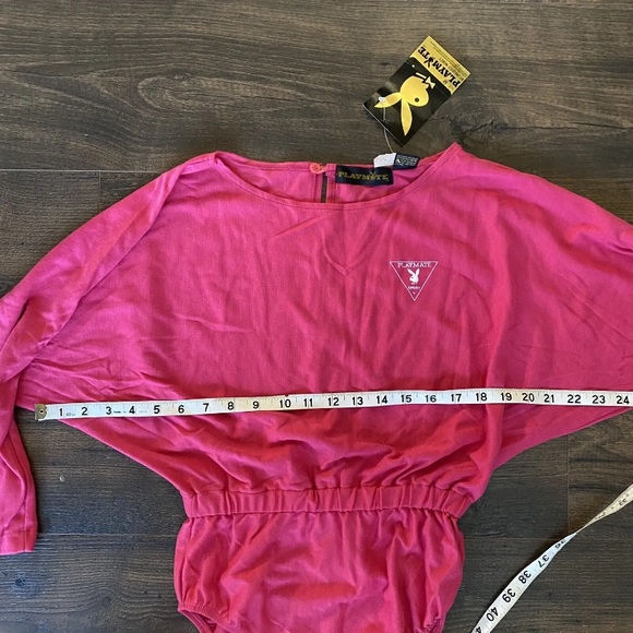 Vintage Playboy Playmate Bunny bodysuit Pink size medium NEW - Picture 6 of 6